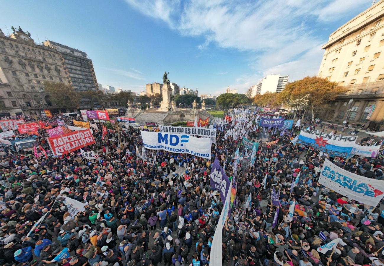 Imagen de El MDF marchó al Congreso en defensa de los derechos del pueblo